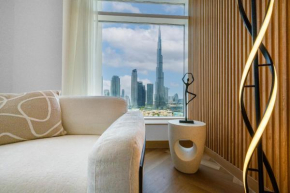 Upgraded Apartment with Stunning Burj Khalifa View